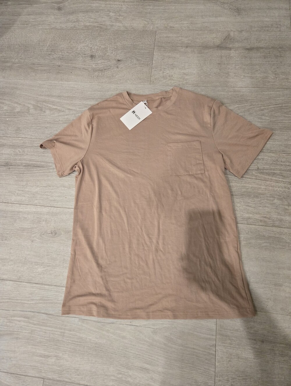 Men's Pocket Crew Neck T-Shirt - Taupe